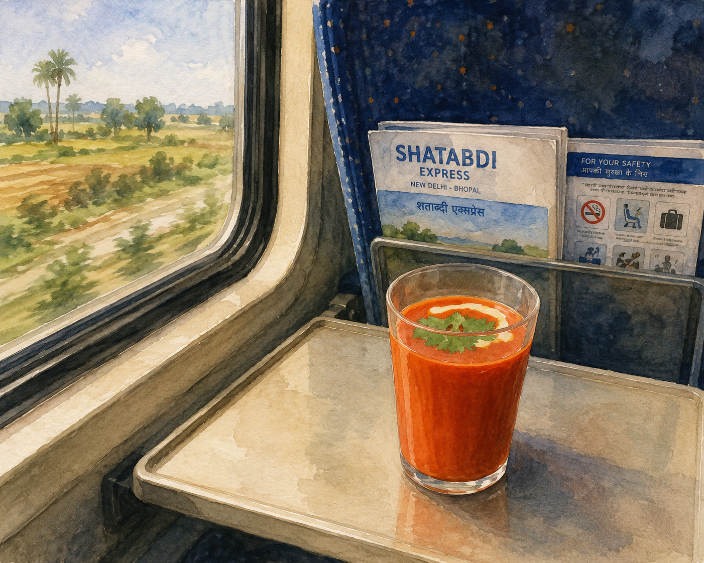 Indian Railway Tomato Soup